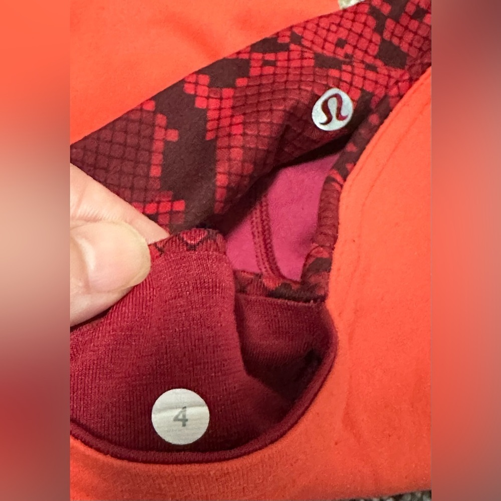 π LULULEMON Leggings - Rust Orange/Red (π - Picture 6 of 10